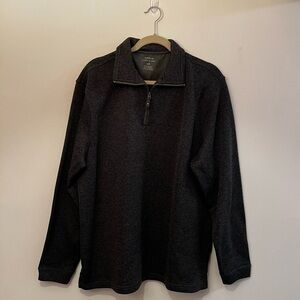 NWT Haggar Men’s Cool 18 Pro Quarter Zip Sweater